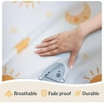 thumbnail image 5 of Luxclub Twin Cooling Sheets Set, Soft & Durable Microfiber, Deep Pocket, Sun Print, 4 Pieces, 5 of 10