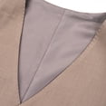thumbnail image 6 of Beauty-Emily Men’s 3-Piece Slim Fit Suit Set – Notch Lapel Blazer, Vest & Pants in Premium Fabric for Wedding, Prom & Business, Lightweight Beige, Khaki & Olive, 6 of 12