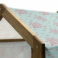 thumbnail image 5 of Coral Pet House, Aquatic Pattern with Little Fishes and Coral Reef Bubbles Water, Outdoor & Indoor Portable Dog Kennel with Pillow and Cover, 5 Sizes, Dark Coral Pale Blue, by Ambesonne, 5 of 5