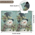 thumbnail image 3 of Wobogo Vintage Snowman A4 Foldable Clipboard with Horizontal and Vertical Double Metal Clips 360 Degree Foldable Binder Clipboards with Pen Holder, 3 of 9
