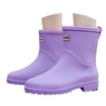 thumbnail image 3 of YLYL Rain Boots for Women Waterproof Anti-Slip Outdoor Garden Sailing Fishing Camping Ankle Boots, 3 of 9