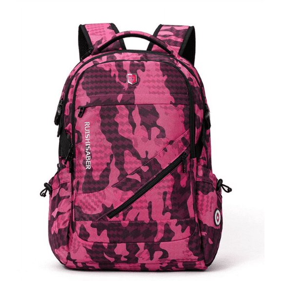 Army Knife Backpack,Rose Red
