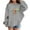 Gray, variant on ibuvkizy Girls Fall Winter Hoodies Sweatshirt Long Sleeve Pullover Tops,Children's Shirt Pattern T-shirt Printed Round Neck Short Top Suitable for Boys and Girls Aged Hooded Sweatshirt