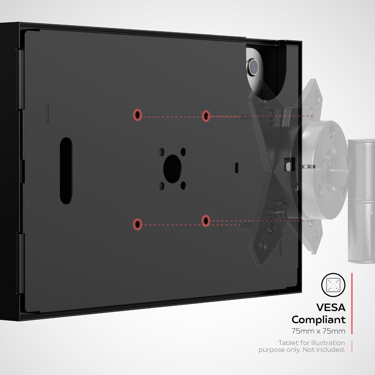 CTA Digital Locking Wall-Mount Enclosure for iPad 10th Gen/A16