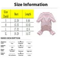 thumbnail image 3 of Pet Clothing Dog Pajamas Stripe Classic Pet Jumpsuit Winter Dog Clothes For Small Dog Puppy Cat Costume Chihuahua Yorkie Poodle Outfit, 3 of 5