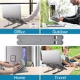 thumbnail image 3 of Laptop Tablet Stand   Lightweight Adjustable Aluminum Laptop Computer Stand  Ergonomic Foldable Portable Desktop Tray, 3 of 6