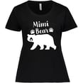 thumbnail image 3 of Inktastic Mimi Bear in White Women's Plus Size T-Shirt, 3 of 5