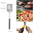 thumbnail image 3 of Home-Complete 7-Piece Stainless-Steel BBQ Cooking Utensils Set with Case, 3 of 8