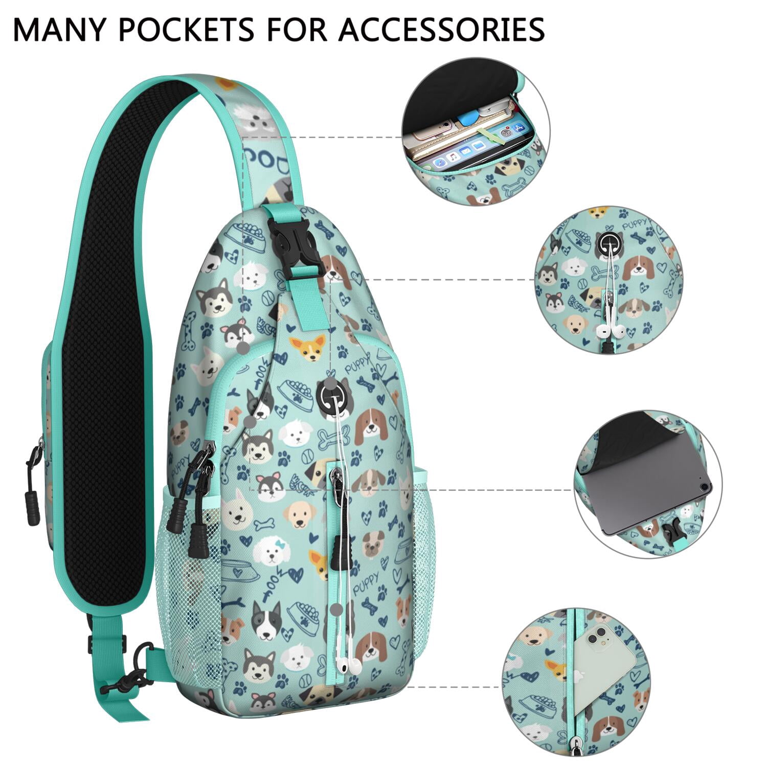 Nursing Sling Backpack Celebrating Saving Lives Every Day – Multipurpose Travel Daypack with Ergonomic Fit, Anti-Theft Back Pocket, Partitioned Storage, Water-Resistant Fabric, Adjustable