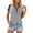 Blue, variant on YHAJDS Womens Tops Short Sleeve Button V Neck Raglan Sleeve Loose Casual Solid Color Shirt