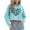 #10-Light Blue, variant on Tmtolofot Valentine's Heart Print Hoodies for Women Slim Cropped Hoodie Casual Hooded Sweatshirts Fashion Long Sleeve Pullover Tops Holiday Outfits Outwear New Years Eve Outfits Women Gray XXL