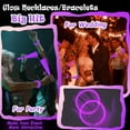 thumbnail image 4 of Glow Sticks XiawalangZhuo, 8 pulgadas, color morado, paquete de 100 regalos para fiestas, 4 of 7