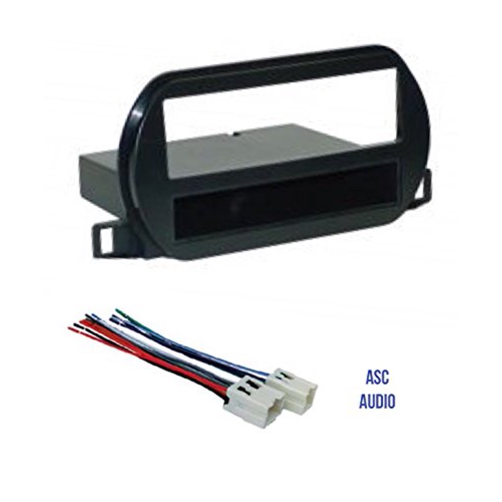 ASC Car Stereo Dash Install Kit and Wire Harness for Installing a