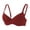 10# Red, variant on Solid Color Smooth Bra for Women Underwire Push Up Sexy Deep V Neck Soft Bralettes Comfortable and Breathable Brassaiere 10# Red 75B