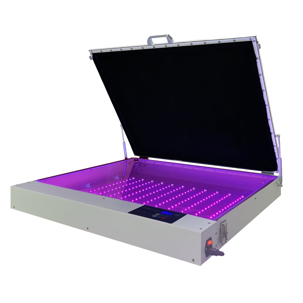 Qomolangma Tabletop Precise 24.8in x 32.6in 120W Vacuum LED UV Exposure Unit for Silk Screen