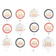 thumbnail image 3 of RISK Hydraulic Disc Brake Hose Kit Tube Pipe Housing Set Dustproof Rustproof Compression Bushing High Strength Brake Hose Needle White Quick Connect, 3 of 9