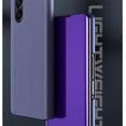 thumbnail image 3 of Mirror Flip Case for Samsung Galaxy Z Fold5 Support Wireless Charging, Clear View Window with Kickstand Thin Ultra Phone Case for Samsung Galaxy Z Fold 5 QH Purple, 3 of 13