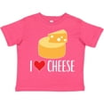 thumbnail image 3 of Inktastic I Love Cheese Funny Cheese Lover Boys or Girls Toddler T-Shirt, 3 of 5