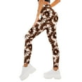 thumbnail image 2 of QATAINLAV Butt Lifting Leggings for Women Milk Silk Soft Stretch Workout Leggings Tie Dye Prints Tummy Control Yoga Pants Full Length Tights Brown S on Sale Clearance 2025, 2 of 6