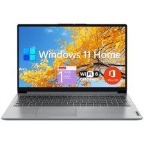 Lenovo IdeaPad 1 Student Laptop, 15.6" FHD Display, Intel Dual Core Processor, 12GB RAM, 512GB SSD 128GB eMMC, 1 Year Office 365, Wi-Fi 6, Webcam, Bluetooth, SD Card Reader, Windows 11 Home, Grey