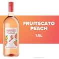 thumbnail image 2 of Barefoot Fruitscato Peach Moscato Rose Wine, 1.5L Bottle, 7.5% ABV, 2 of 7