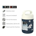 thumbnail image 6 of Zak Designs 12 oz Travel Food Jar Stainless Steel Disney Mickey Mouse Vacuum Insulated for Hot and Cold Food, 6 of 11