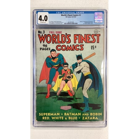 World s Finest Comics #3 - CGC 4 Comic Book