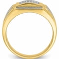 thumbnail image 2 of 10K Yellow Gold Men's Cz Signet Ring (Size 10.5) Made In China 10c1421, 2 of 5