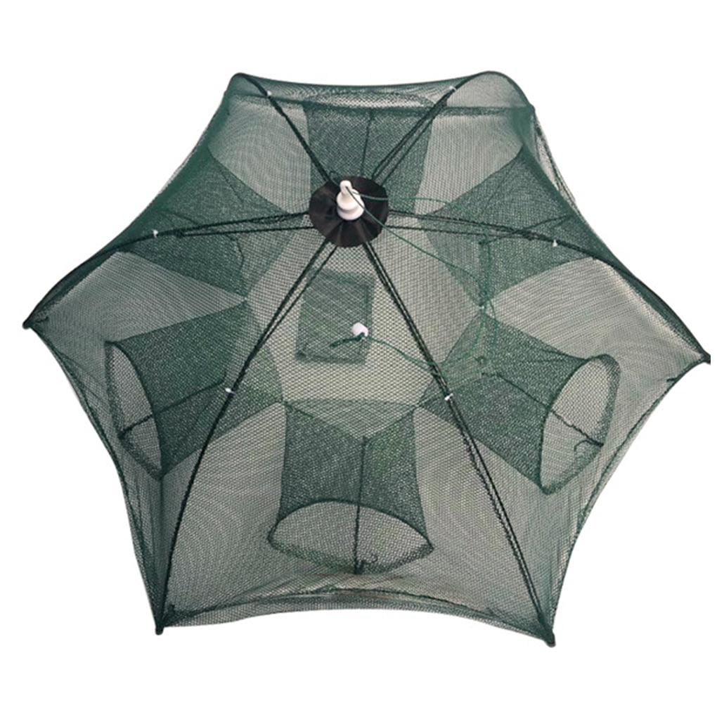 TureClos Automatic Fishing Net Portable Foldable Nylon Fishing Mesh Net