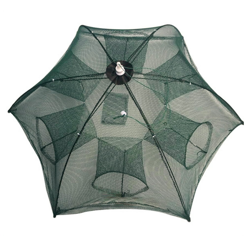 TureClos Automatic Fishing Net Portable Foldable Nylon Fishing Mesh Net