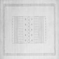 thumbnail image 1 of Ahgly Company Indoor Square Solid Gray Modern Area Rugs, 4' Square, 1 of 1