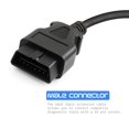 thumbnail image 2 of Foxwell Adaptador de Cable de Extensión de Diagnóstico OBD2 de 1 m, 2 of 4