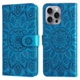 thumbnail image 1 of Funda tipo cartera GANGXUN para iPhone 16 Pro , diseño girasol, cuero PU, soporte, cierre magnético, tarjetero, 1 of 5
