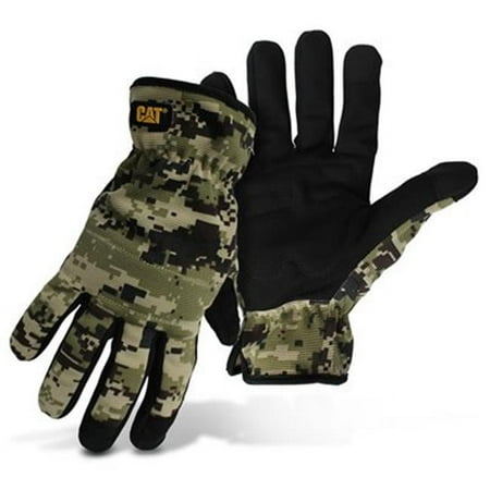 CAT CAT012270X Utility Gloves Men s XL Open Cuff Spandex Camouflage