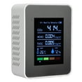 thumbnail image 1 of Monitor Inteligente de Del Aire, CO2 TVOC HCHO Temperatura de Humedad 5 en 1, Medidor de del Aire, Detector Portátil de del Aire Para Interiors, 1 of 7