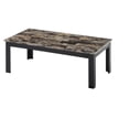 thumbnail image 3 of 3-piece Table Set: Rectangular Coffee, Square End, Faux Marble, Traditional - Enhance Home Decor, 3 of 3