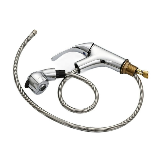 Pull Out Kitchen Faucet RV Bathroom Faucet Shower Head Sprinkler Flexible Hose Handheld Motorhome Faucet Modification Accessorie ,Easy to Use