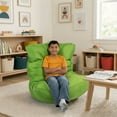 thumbnail image 6 of Big Joe Roma Adult Bean Bag Chair, Spicy Lime Smartmax, Durable Polyester Nylon Blend, 3 feet, 6 of 10
