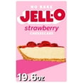 thumbnail image 2 of (4 pack) Jell-O No Bake Strawberry Cheesecake Dessert Kit with Strawberry Topping, Filling Mix and Crust Mix, 19.6 oz Box, 2 of 16