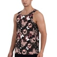 thumbnail image 2 of Xecao Butterfly Men's Tank Top Workout Quick Dry Sleeveless Gym Jogging Muscle Shirts Summer Swim Beach Tops, 2 of 9