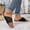 Black, variant on UP to 65% off Sandals for Women, Xunlbb Women's Fashion Casual Spring And Summer New Open Toe Flat Beach Sandals(Black,Size:36)