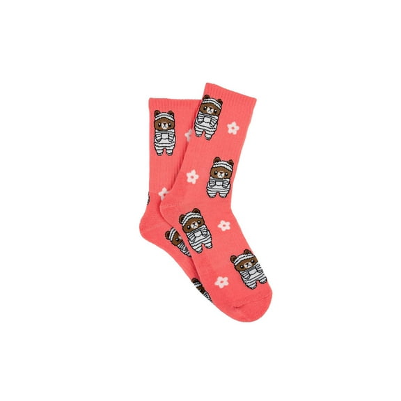 Everything Legwear Halloween Bear Mummy Athletic Crew Sock