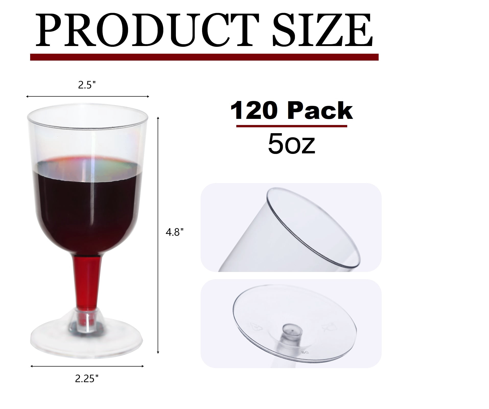 Wedding Party PLASTIC WINE CHAMPAGNE FLUTES DISPOSABLE GLASSES