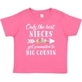 thumbnail image 3 of Inktastic Only the Best Nieces Get Promoted to Big Cousin Boys or Girls Baby T-Shirt, 3 of 5