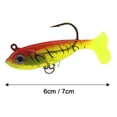 thumbnail image 5 of Ettsollp 6CM/7G 7CM/15G T-tail Fishing Lure with Sharp Hook Realistic 3D Eyes PVC Swimbait Artificial Soft Bait Freshwater Saltwater Fishing Accessories, 5 of 7