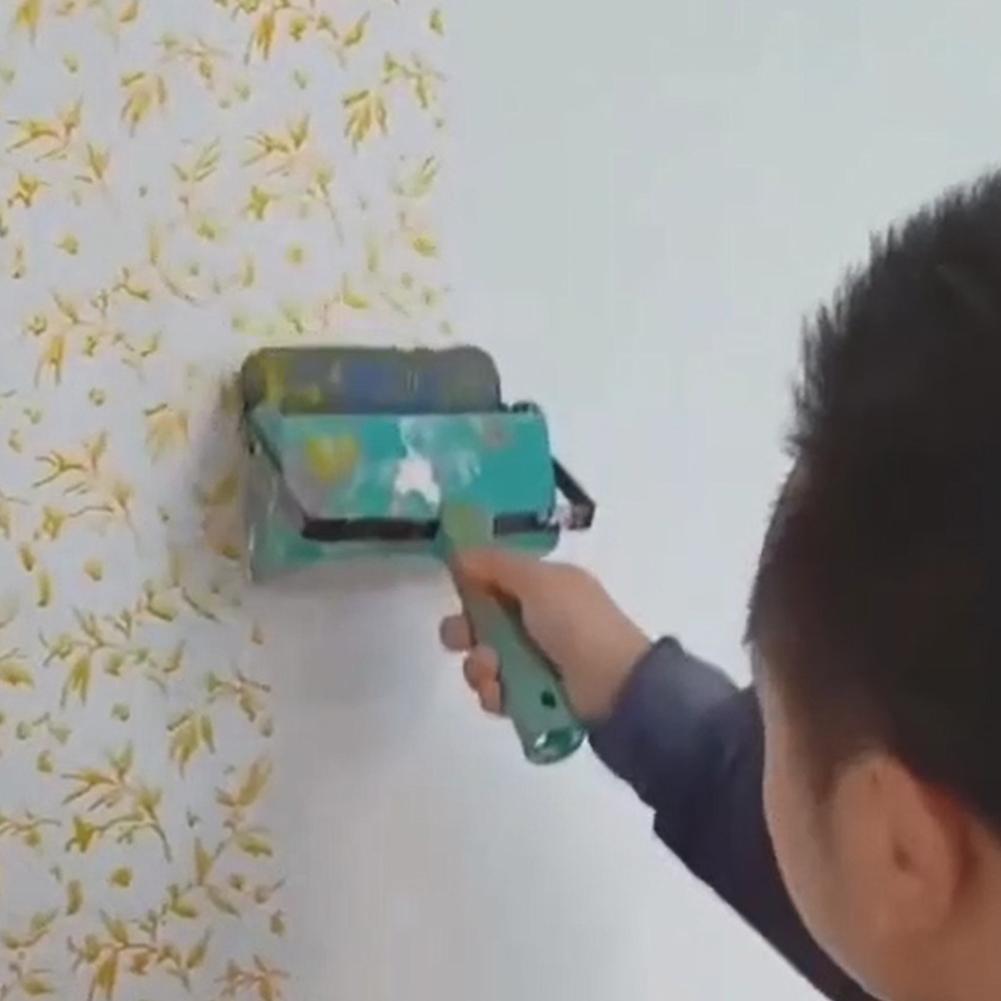 Tiyuyo DIY Rubber Roller Embossed Paint Roller Wall Texture Stencil Brush  (ZZ0079) 