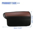 thumbnail image 5 of Unique Bargains Black Brown Armrest Protector Cover Pad Replacement for Nissan X-Trail 4th Generation 2022 Brown Line, 5 of 6