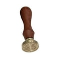 thumbnail image 1 of Fire Lacquer Seal Retro English Letter Copper Headquets Seal Wax Hand Account Seal And Copper Chapter Bronze Head, 1 of 4
