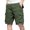 Orange, variant on Ramiter Shorts Men Male Summer Cargo Pants Button Solid Color Pocket Tether Plus Size Mid Wash Shorts,Blue