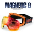 thumbnail image 3 of FEISEDY Magnetic Ski Goggles for Men Women Youth Frameless Snow Goggles 100% UV Protection Snowboard Goggles B0020, 3 of 8